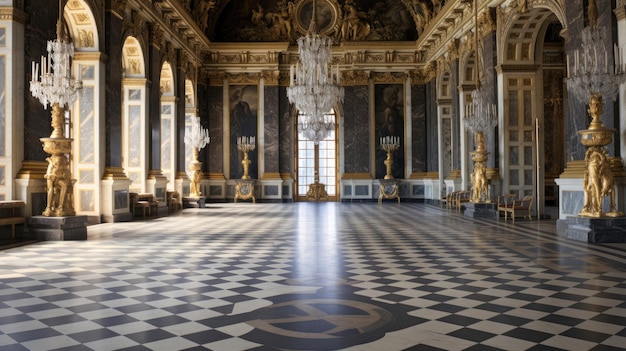 Intérieur du château de Versailles