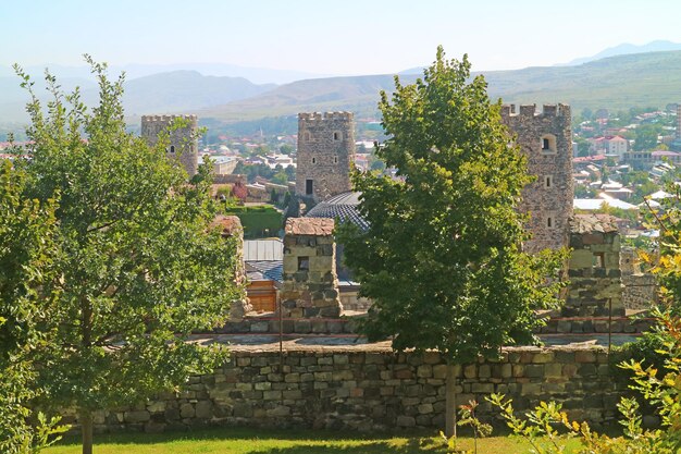 À l'intérieur du complexe historique de la forteresse de Ratati également connue sous le nom de château d'Akhaltsikhe en Géorgie