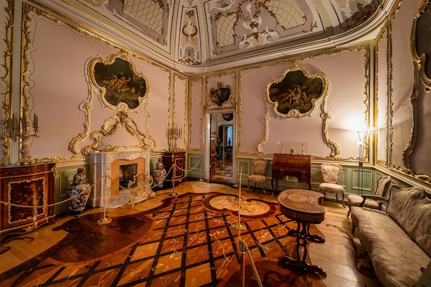 Intérieur du palais chinois 1762 Oranienbaum Saint Petersburg Russie