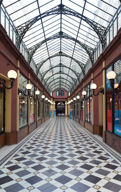 L'intérieur du Passage des Princes Paris France