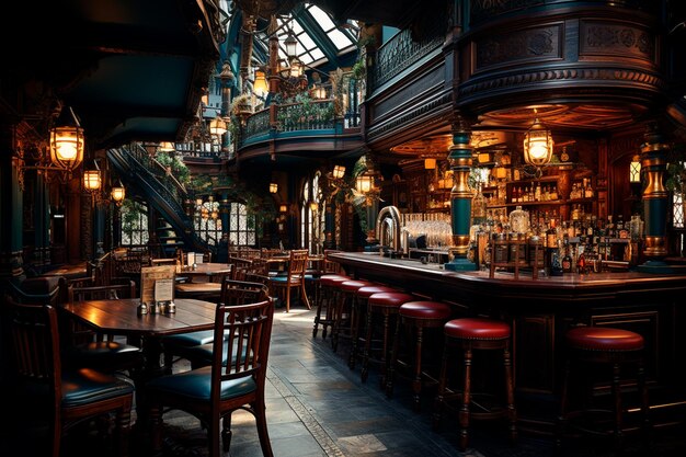 l'intérieur du pub le vieux pub à Londres en Angleterre