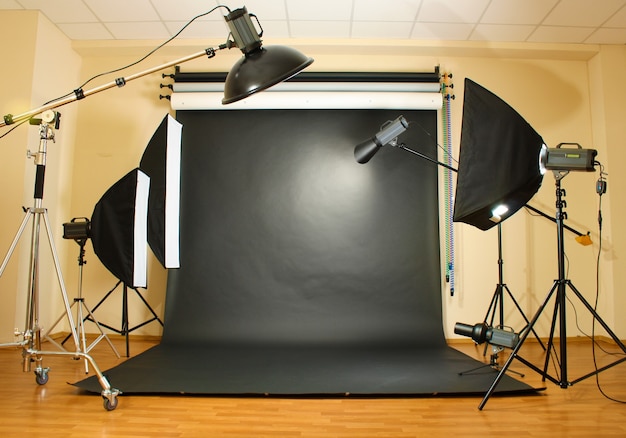 Intérieur Du Studio Photo Professionnel