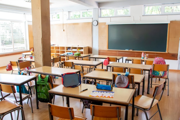 Photo intérieur de l'école primaire