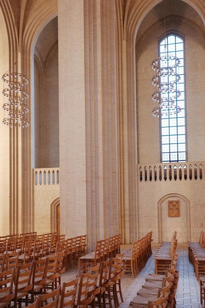 L'intérieur de l'église de grundtvigs