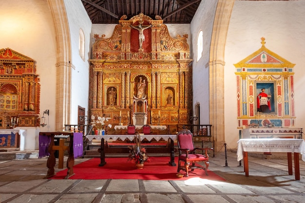 intérieur de l'église de santa maria de Betancuria, Fuerteventura