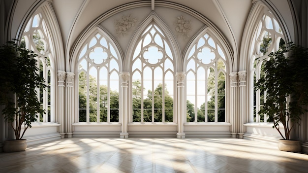 l'intérieur d'une église