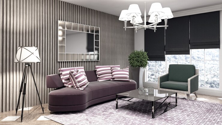 Photo intérieur élégant du salon
