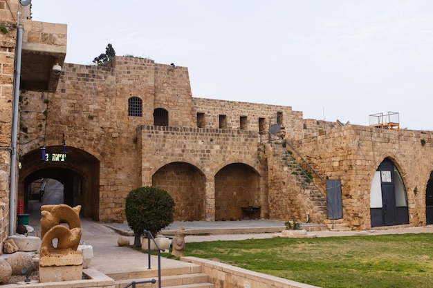 L'intérieur de la forteresse d'Akko