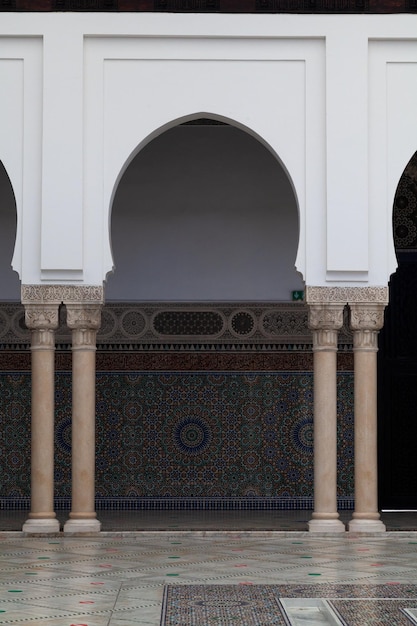 Intérieur de la Grande Mosquée de Paris