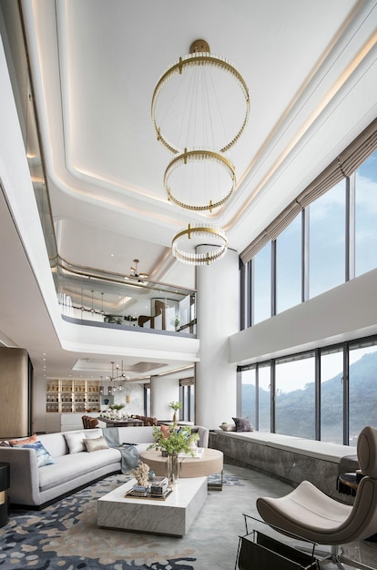 Intérieur d'un immeuble de luxe
