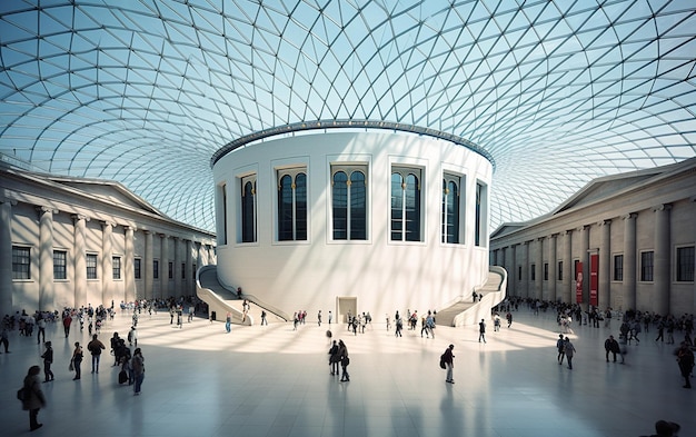 L'intérieur majestueux du British Museum