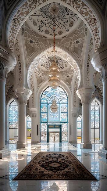 Photo l'intérieur de la mosquée