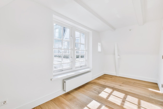 L'intérieur d'une pièce vide