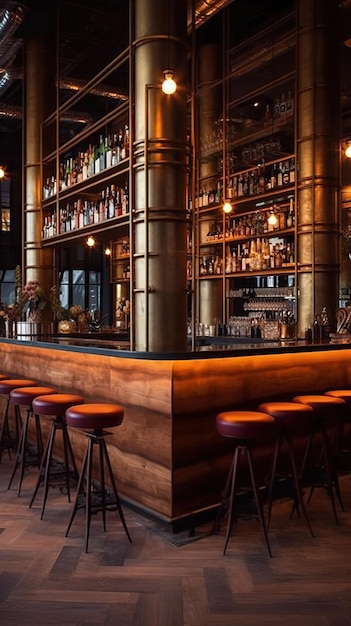 intérieur de restaurant avec des plantes