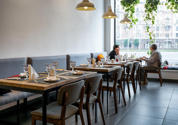 Intérieur d'un restaurant thaïlandais