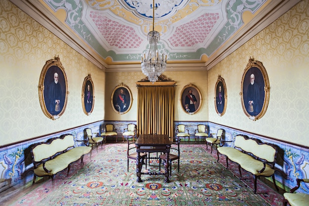 Intérieur de l&#39;université de Coimbra