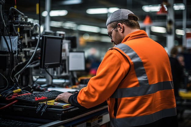 Intérieur d’une usine de construction de machines pour l’industrie lourde