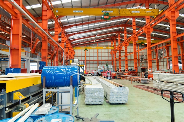 L'intérieur de l'usine