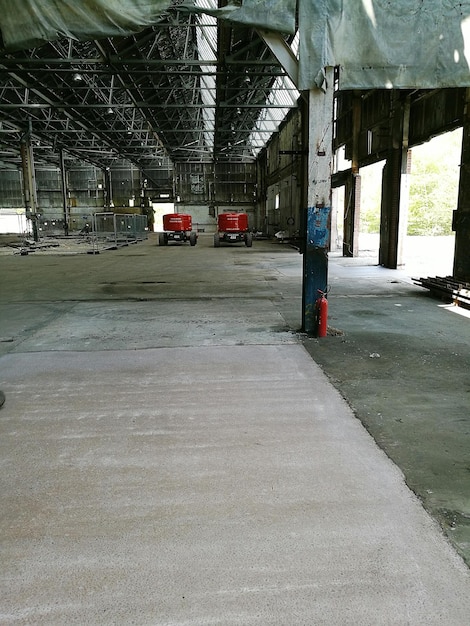 Photo l'intérieur de l'usine