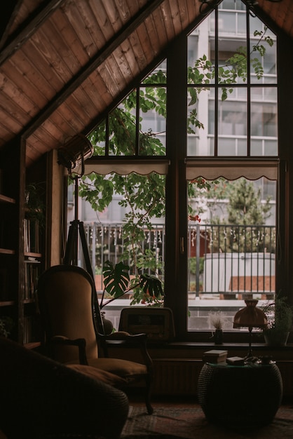 intérieur d'une vieille maison