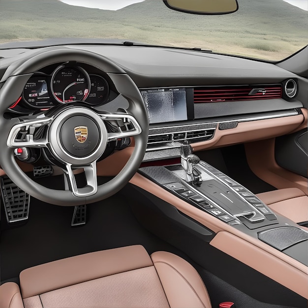 Intérieur de voiture Porsche Cayenne