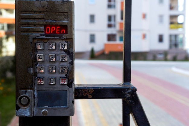 Photo interphone de rue