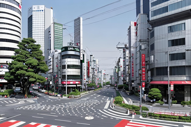 Intersection de Tokyo Japon