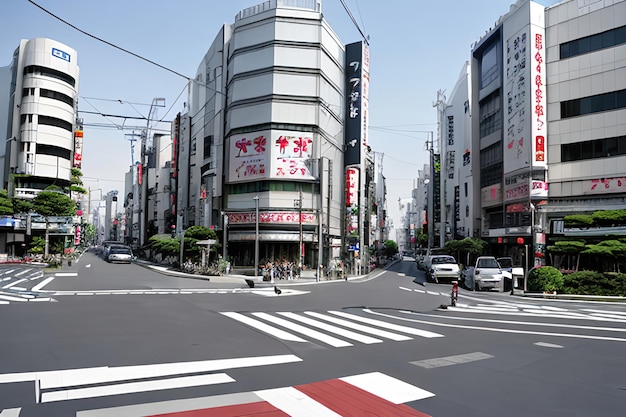 Intersection de Tokyo Japon