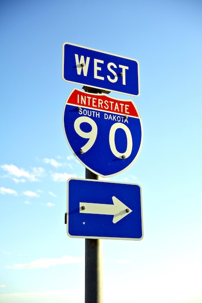 Interstate 90 à l'ouest