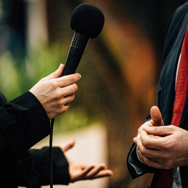 Interview avec les médias