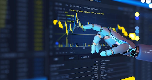 Investissement et négociation boursière avec le concept d'intelligence artificielle