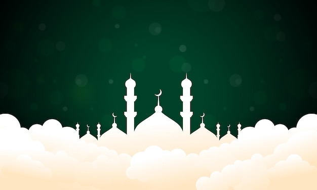Invitation à une carte de vœux festive pour le mois sacré musulman du Ramadan Kareem