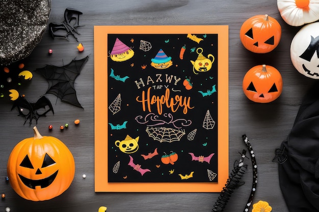 Invitation à une fête d'Halloween pour les enfants