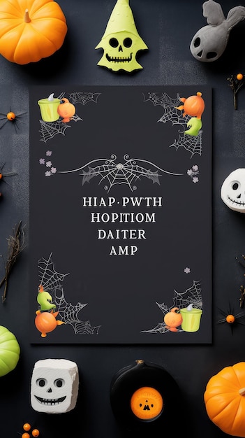 Invitation à une fête d'Halloween pour les enfants