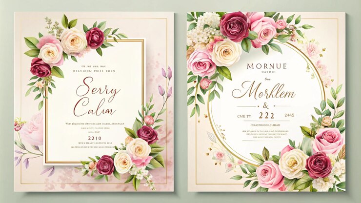 Photo une invitation de mariage pour une salle de cinéma appelée la série de films