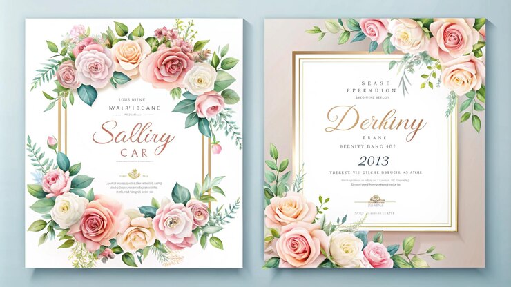 Photo invitations à un mariage pour un mariage