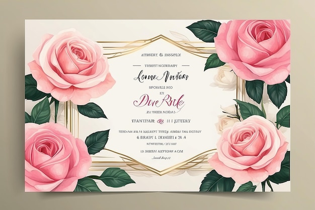 Invitations de printemps avec des fleurs de cerisier Sakura Place pour le texte