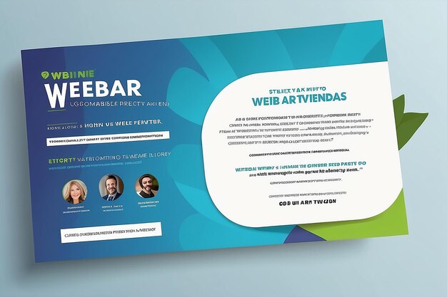 Photo invitations à des webinaires