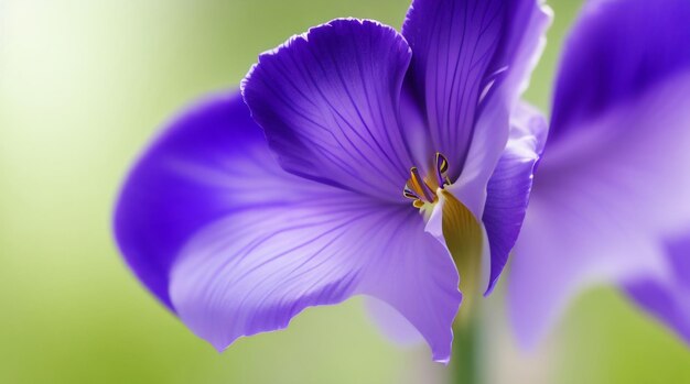 Iris Whispers Abstract Iris Purple Teintes Flou pour un fond serein