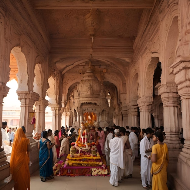 ISKON Vrindavan également connu sous le nom de Sri KrishnaBalaram Mandir est un temple dédié au Seigneur Krishna