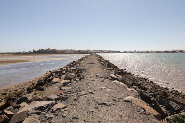 Isla Cristina Huelva Espagne Vues depuis le brise-lames