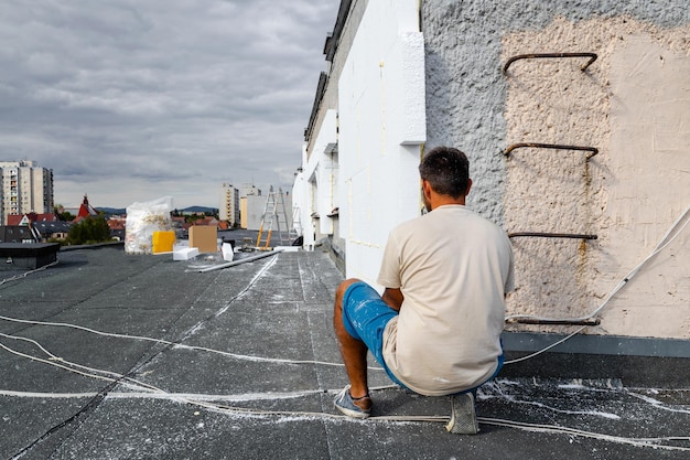 Isolation de la maison isolation thermique à faire soi-même avec la rénovation de la maison en mousse plastique