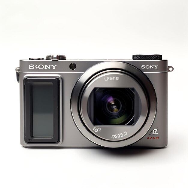 Photo isolé de la caméra compacte sony zv 1 vlogging et création de contenu pocke sur des objets à fond blanc