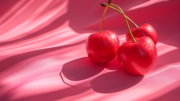 Photo isolé de cerise