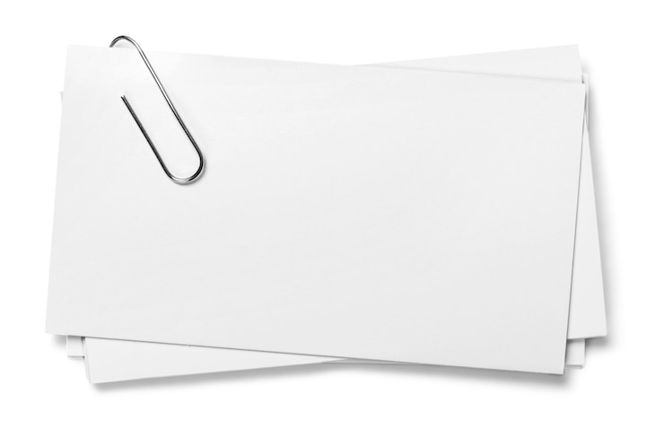 Photo isoler le papier blanc sur fond blanc