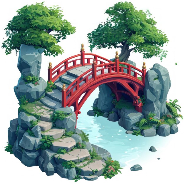 Photo isometric bridge