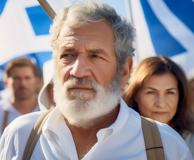 Des Israéliens défilent dans la rue pour demander la paix Des Juifs contre la guerre et à la recherche d'un foyer pacifique