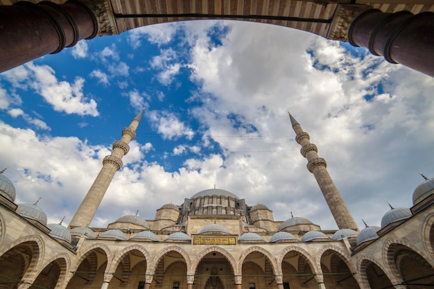 Istanbul Turquie 7 juillet 2016 Vue de la mosquée Süleymaniye construite par l'architecte Sinan