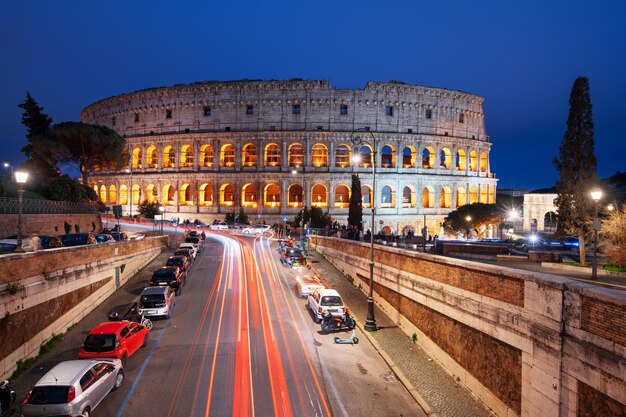 Photo l'italie au colisée