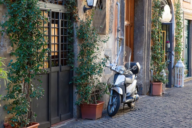 Italie Belles rues de Rome dans le centre-ville historique près du Vatican